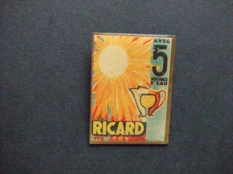 Ricard Franse anijsdrank ( 1 deel Ricard op 5 delen water en ijs)